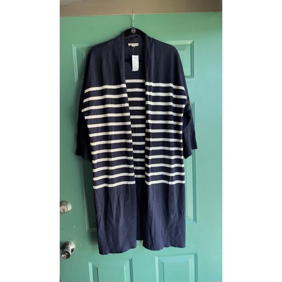 LOFT XL NWT 100% Cotton Long Sleeve Open Lightweight Cardigan Size XL - Picture 6 of 10